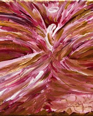 Wedding Angel, original art by Regina Lund